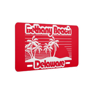 Bethany Beach Delaware License Plate