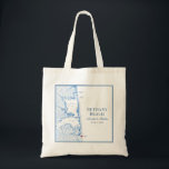 Bethany Beach Delaware Map Navy Blue Wedding Tote Bag<br><div class="desc">Delight your guests with our elegant navy blue coastal Delaware map wedding favor tote bag, perfect for a Bethany Beach, Delaware celebration. Ideal for beachside venues like The Addy Sea, Sea Colony Resort, Bear Trap Dunes, Bethany Beach Ocean Suites, and The Pearl on the Indian River Bay, this charming tote...</div>
