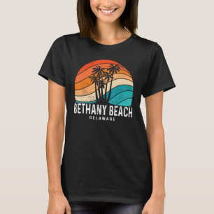 Bethany Beach Delaware Palm Tree Beach Souvenir T-Shirt