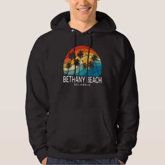 Bethany Beach Delaware Palm Tree Tropical Beach So Hoodie