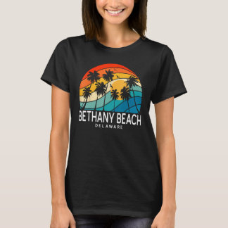 Bethany Beach Delaware Palm Tree Tropical Beach So T-Shirt