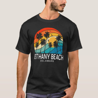 Bethany Beach Delaware Palm Tree Tropical Beach So T-Shirt
