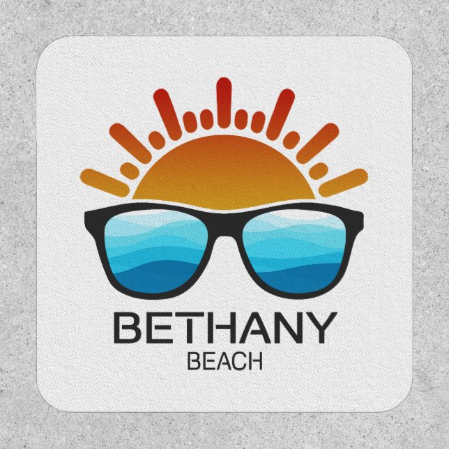 Bethany Beach Delaware Sunglasses Patch (Front)