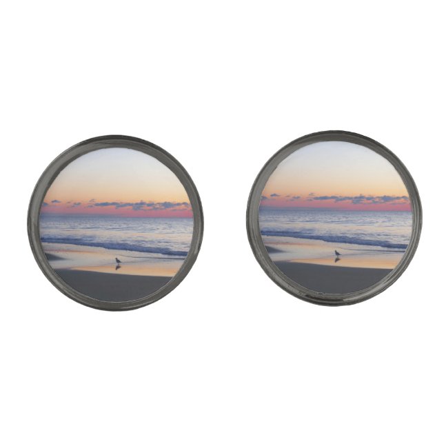 Bethany Beach Sunrise I Cufflinks (Front)