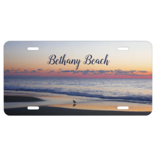 Bethany Beach Sunrise I License Plate