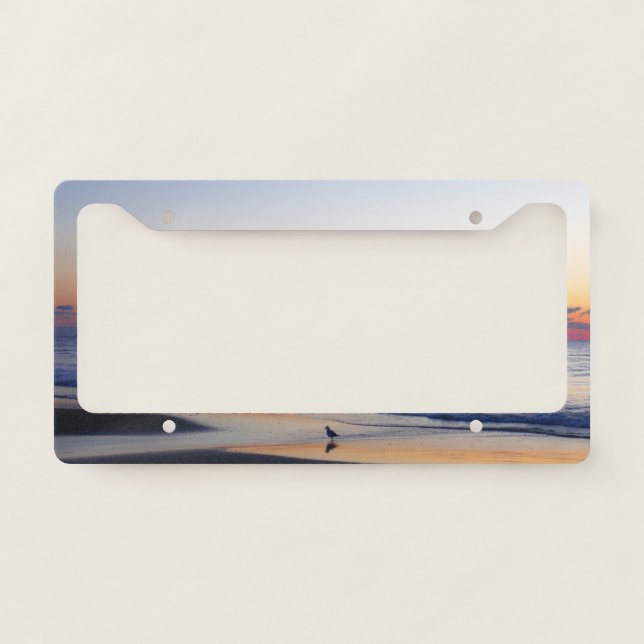 Bethany Beach Sunrise I License Plate Frame (Front)