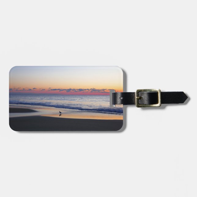 Bethany Beach Sunrise I Luggage Tag (Front Horizontal)