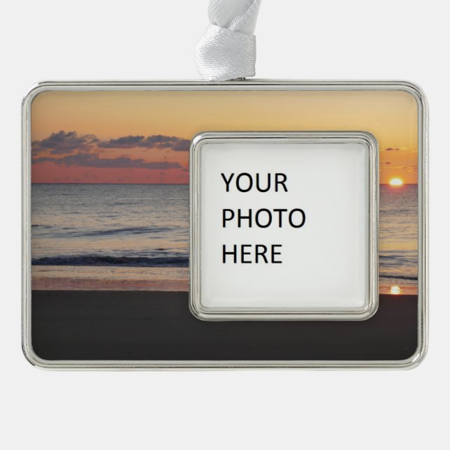Bethany Beach Sunrise II Christmas Ornament (Front)