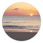 Bethany Beach Sunrise II Classic Round Sticker