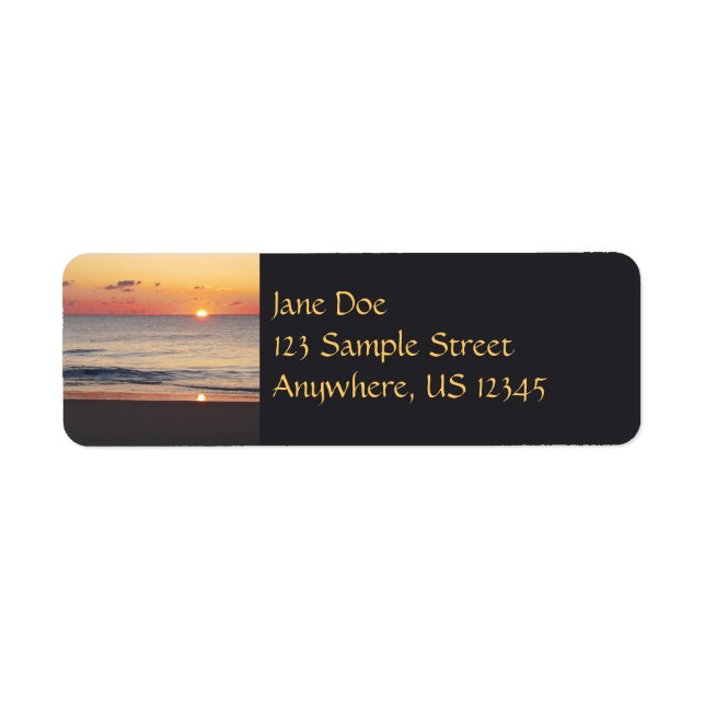 Bethany Beach Sunrise II Label (Front)