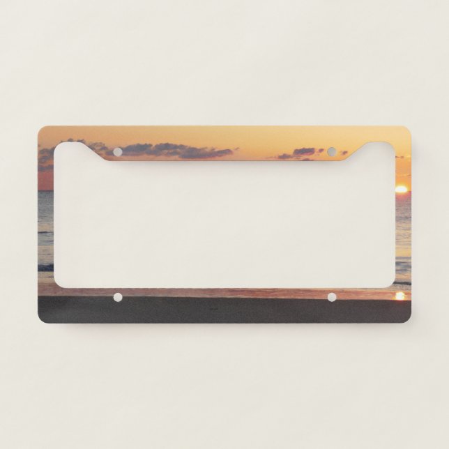 Bethany Beach Sunrise II License Plate Frame (Front)