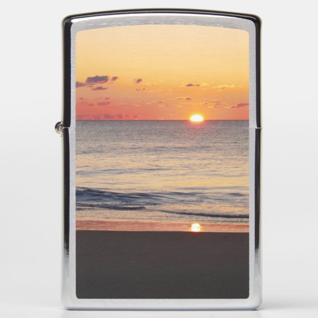 Bethany Beach Sunrise II Zippo Lighter (Front)