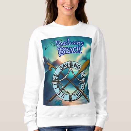 Bethany Beach Womans Sweatshirt