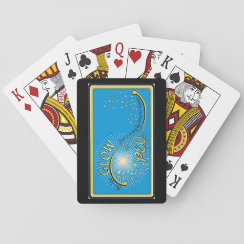 BeTheGlowOfPEO Playing Cards _ Black