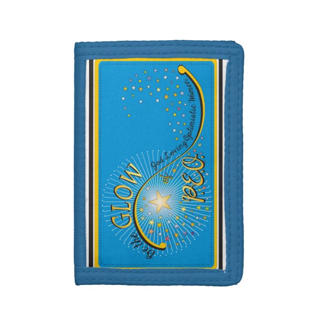 BeTheGlowOfPEO Tri-Fold Nylon Wallet (Front Vertical)