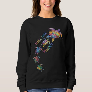Bethel Beach Virginia Sea Turtle Lover Beach BB Sweatshirt