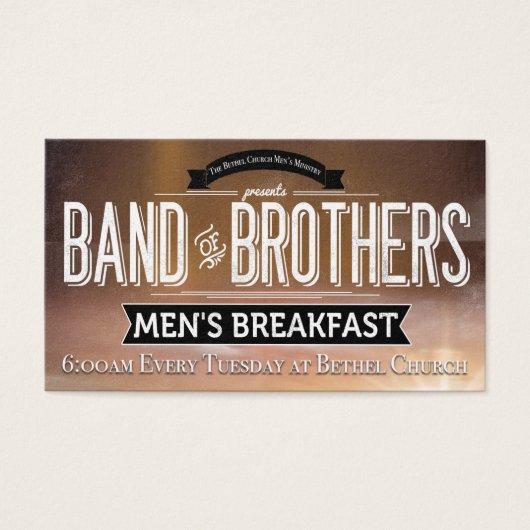 Bethel Church Band of Brothers Breakfast (Front)