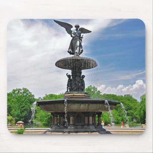 Bethesda Angel of the Waters Central Park NYC Mouse Pad