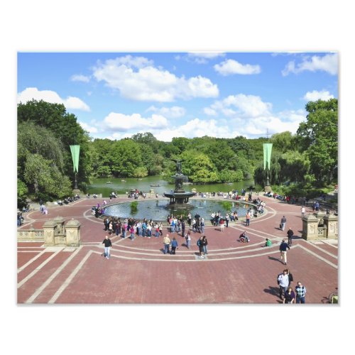 Bethesda Fountain in Central Park NY Photo Print
