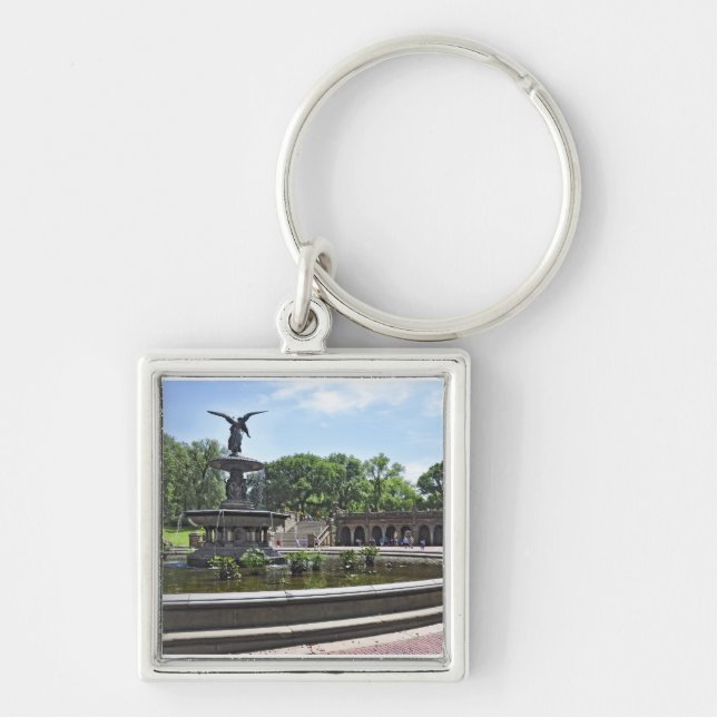 "Bethesda Terrace" Central Park, NY Keychain (Front)