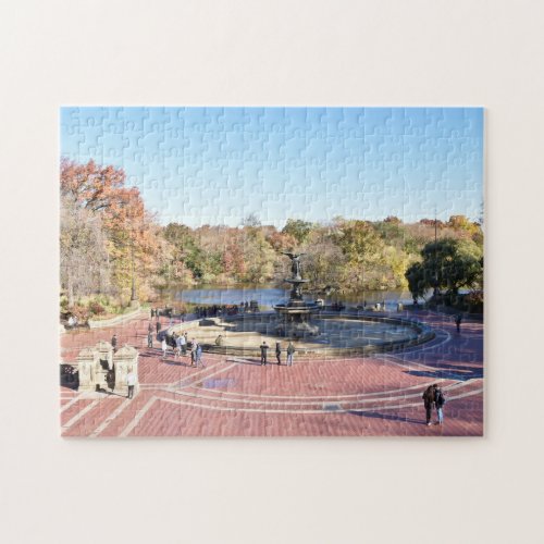 Bethesda Terrace New York City Central Park Photo Jigsaw Puzzle