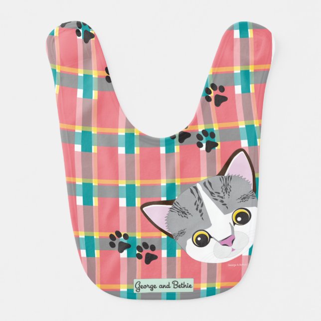 Bethie: Plaid for You Bib (Front)