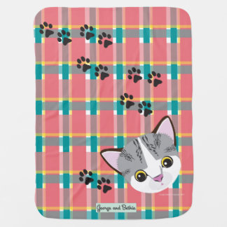 Bethie: Plaid for You! Receiving Blanket