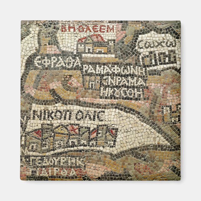 Bethlehem, detail from a map of Jericho Magnet (Front)