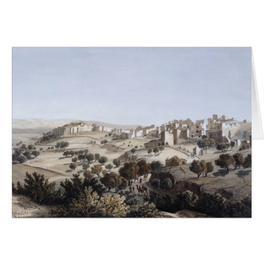 Bethlehem, engraved by Terry Cards (Front Horizontal)