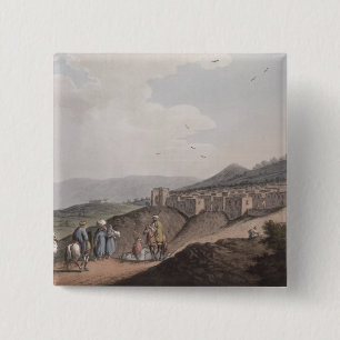 Bethlehem in Palestine, View of the Principal Part Pinback Button
