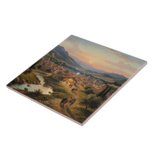 Bethlehem, Nativity Scene, Ceramic Tile