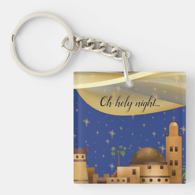 Bethlehem Oh Holy Night Keychain (Front)