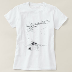Bethlehem Star and Three Kings - Nativity Scene T-Shirt
