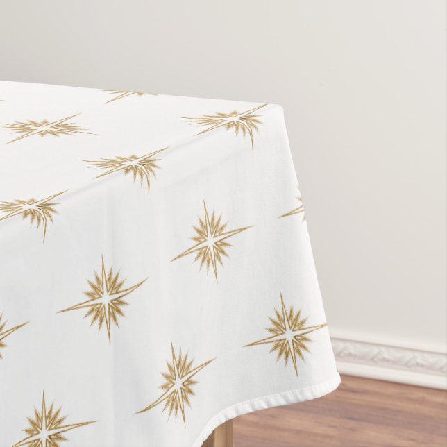 BETHLEHEM STAR Elegant Christmas Tablecloth (In Situ)