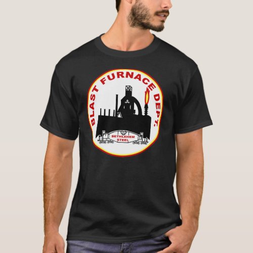 Bethlehem Steel Blast Furnace Dept T_Shirt
