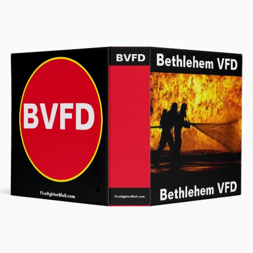 Bethlehem VFD 3 Ring Binder