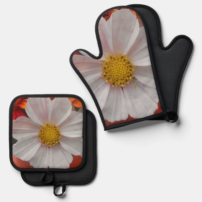 Bethune Oven Mitt & Pot Holder Set (Front/Back)