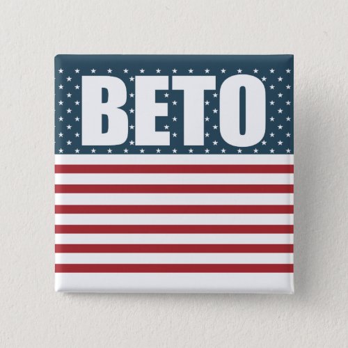 Beto American Flag Texas Governor Midterm Election Button