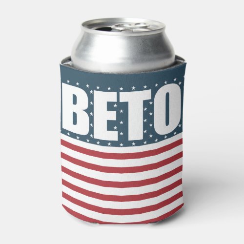 Beto American Flag Texas Governor Midterm Election Can Cooler