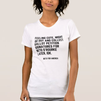 Beto Feeling Cute Signatures Tee - Blk Letters
