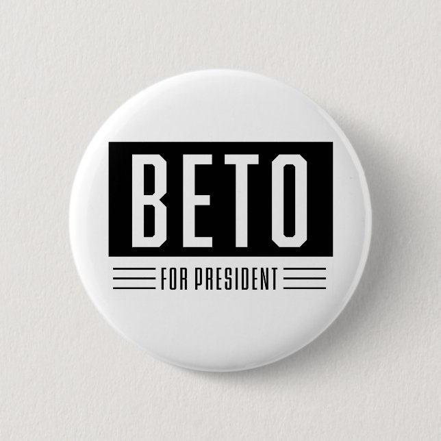 Beto For President Button (Front)