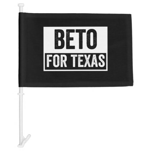 beto FOR TEXAS Car Flag