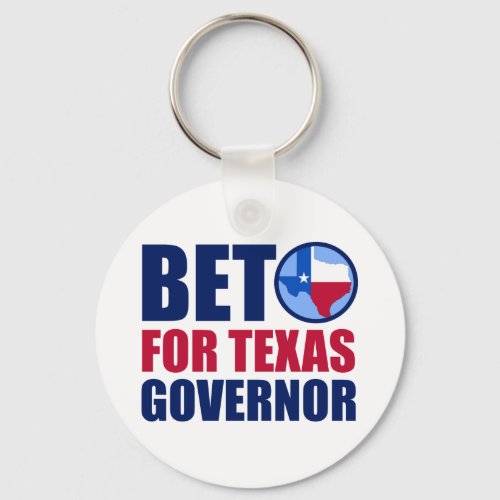 Beto for Texas Governor 2022 Election Political Keychain