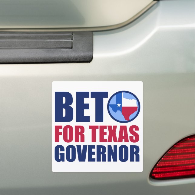 Beto for Texas Governor 2022 Midterm Election Car Magnet (In Situ)