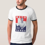 BETO for Texas Ringer Tee<br><div class="desc">Custom made BETO for Texas Ringer T Shirt. BETO image with Texas of front, Back text, BETO O'Rourke for Texas Senate. betofortexas.com</div>