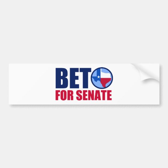 Beto for Texas Senate 2018 Bumper Sticker | Zazzle.com