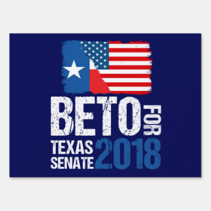 Beto for Texas Senate 2018 U.S. Election Sign