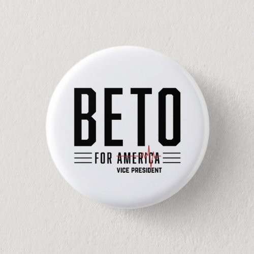 Beto For Vise President Round Button