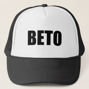 Beto O’Rourke black and white modern typography Trucker Hat
