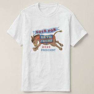 Beto O'Rourke for President 2020 Democrat Donkey T-Shirt